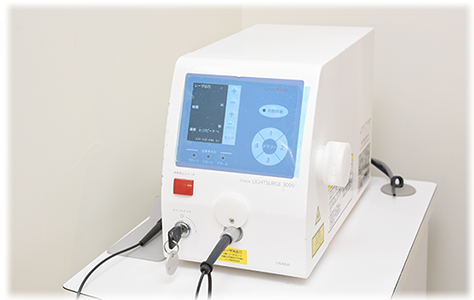 歯周病治療に使用するレーザー機器